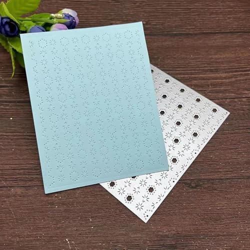 Stanzformen, Kartenherstellung, Metall-Stanzformen, Hintergrund, Rahmen, Scrapbooking, Papier, Bastelschablonen, 10,8 x 14 cm von FOSANGNANTU