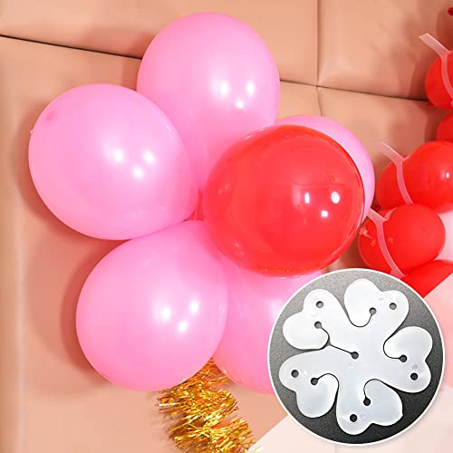 FOUNCY Ballonblumen-Clips – Ballonbogen-Klemmen, Halter in Blütenform, Ballon-Bindewerkzeug für Party, Hochzeit, Geburtstag, Weihnachten, Babyparty-Dekoration von FOUNCY