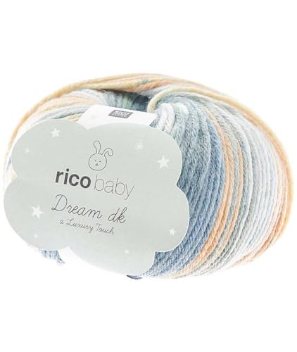 Rico Baby Dream dk Fb. 013, weiche Babywolle mit Farbverlauf zum Stricken & Häkeln von FOXCUP