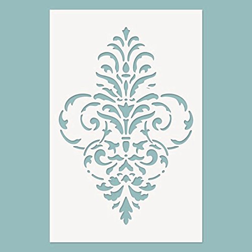 Zita's Creative Schablone 19,5x30cm - Baroque Motive. Schablone, Stencil von FOXCUP