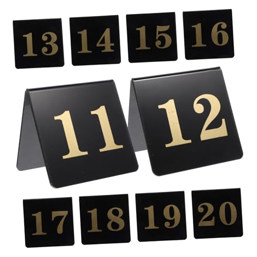 FOYTOKI 10 Stück Förmige Tischnummern für Hochzeiten und Veranstaltungen Doppelseitige Tischschilder Tischdekoration Wiederverwendbar und Bruchsicher für und Feiern FOYTOKI 10 Stück Förmige Tischnummern für Hochzeiten und Veranstaltungen Doppelseitige Tischschilder Tischdekoration Wiederverwendbar und Bruchsicher für und Feiern von FOYTOKI