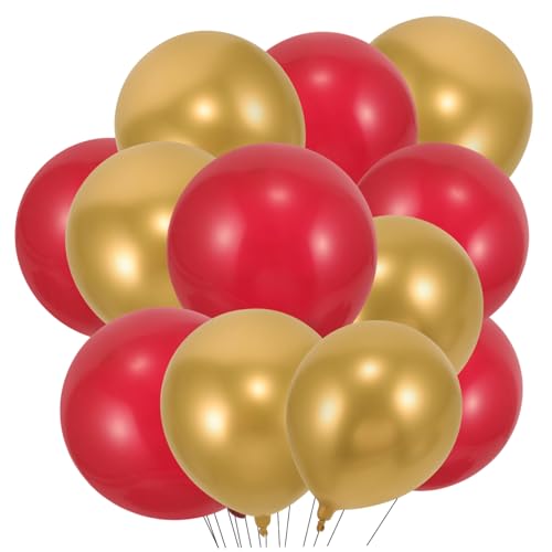 FOYTOKI 150 Stück Elegante Latexballons Rot Und Stilvolle Hochzeits Und Valentinstagsballons Für Partys Und Heimfest Dekoration Ideal Für Feiern Und Besondere Anlässe von FOYTOKI