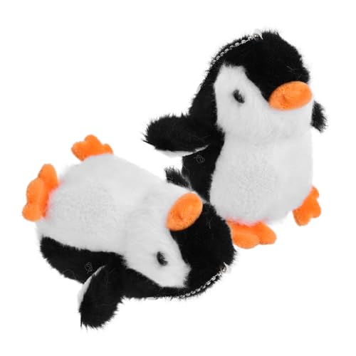 FOYTOKI 2er Set üsch Pinguin Schlüsselanhänger üßes Stofftier Für Taschen Dekoration Kuscheliger Pinguin Anhänger Als Für Und Cartoon Schlüsselanhänger von FOYTOKI