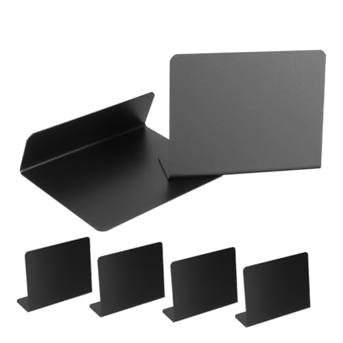 FOYTOKI 6st Mini-esstischtafel Stehendes Tafelschild Tischschild Schreiben, Wischen, Booten Tischkarten Tafelschilder Klein Tafelzeichen Mini-schilder Für Die Lebensmittelanzeige Pvc Black von FOYTOKI