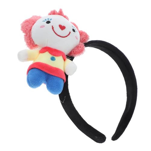 FOYTOKI Clown Stirnband Clown Hüte Clown Zubehör Zirkus Haarteil Clown Schuhe Clown Kostüm Regenbogen Stirnband Clown Perücke Alberne Hüte Halloween Kostüme Haarband von FOYTOKI