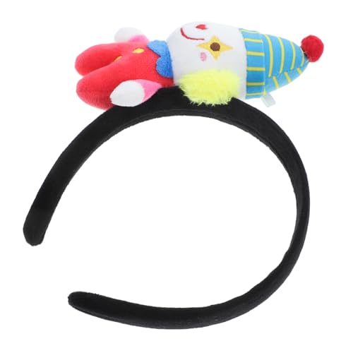 FOYTOKI Clown Stirnband Clown Zubehör Clown Hüte Zirkus Haarteil Clown Perücke Alberne Hüte Regenbogen Stirnband Clown Schuhe Clown Kostüm Kostüme Stirnbänder Halloween von FOYTOKI