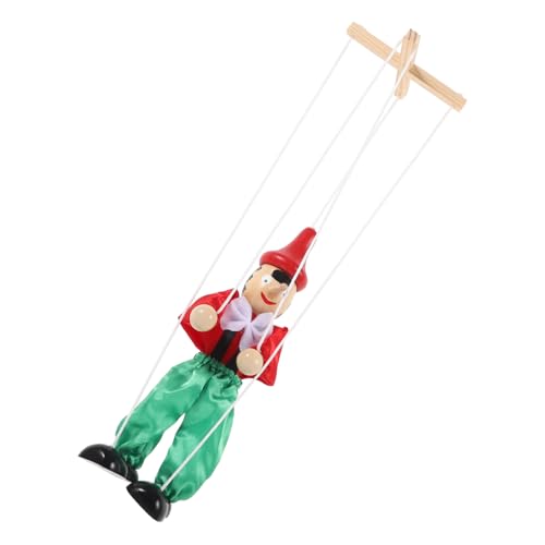 FOYTOKI Schnurmarionette Handpuppe Puppen Für Erwachsene Lustige Puppen Bastelbedarf Puppenspielzubehör Steckpuppenfiguren Unvollendete Holzfiguren DIY Holzpuppe von FOYTOKI