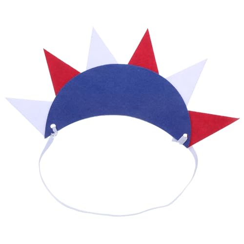 FOYTOKI Stirnband 4. Juli Patriotischer Kopf Boppers Stirnband Amerikanische Göttin Haarband Für Unabhängigkeitstag Gedenkdekorationen Maskerade Party Kopfschmuck Zubehör von FOYTOKI