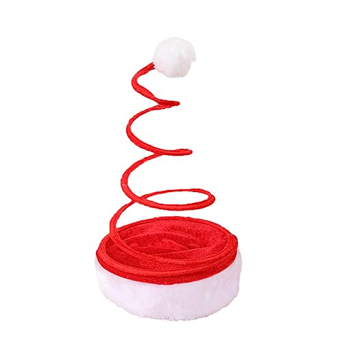 FOYTOKI Weihnachtsmannmützen Lustig Dekorative Spiralfeder Partyhüte Für Weihnachten Foto Requisiten Und Festliche Feiern Idealer Kopfschmuck Für Weihnachtsfeiern Und Festliche von FOYTOKI