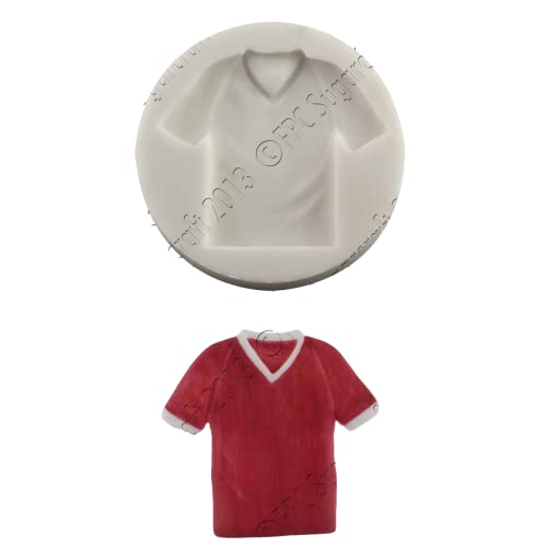 Fußball Shirt Silikonform von FPC Sugarcraft