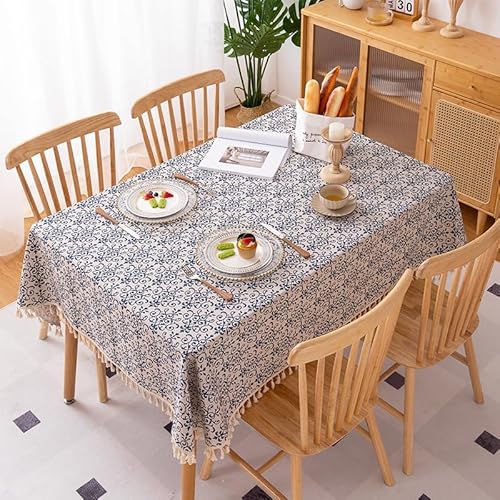 FQDZ Restaurant-Tischdecke mit Vintage-Zeitungsdruck, amerikanisches Vintage-Polyester-Baumwoll-Mischgewebe, Couchtischabdeckung und Hintergrund zum Schießen (Motley-A, 60 x 60 cm) von FQDZ