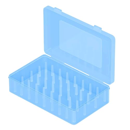 FQSNFNSTY8 Nähgarn Aufbewahrungsbox Leer Für Spulen Nähgarn Sortierbox Für 42 Garnrollen Nähmaschine Spulen Nähfaden-Box nähgarn aufbewahrung Praktische Garnbox, Blau von FQSNFNSTY8