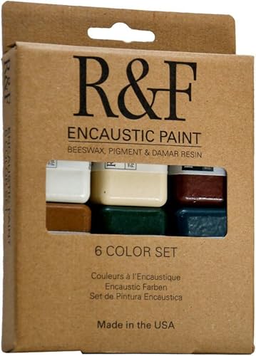 R&F Encaustic Earth Tones Color Set of 6 von R&F