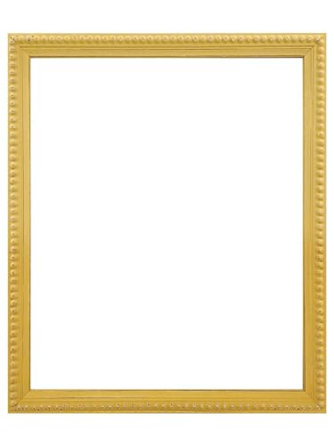 Crown Bilderrahmen, Holz, 25,4 x 20,3 cm, Gelb von FRAMES BY POST