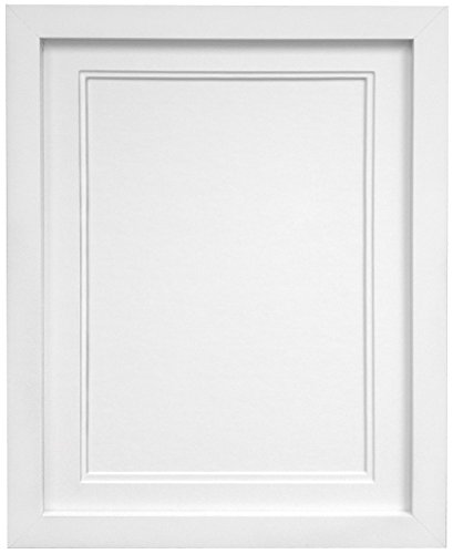 FRAMES BY POST H7WHITEDOUBLEMOUNTA2A3W H7 Bilderrahmen mit weißem doppeltem Passepartout, A2, für Bildgröße A3 (Kunststoffglas), Holz, Image Size von FRAMES BY POST