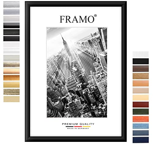 FRAMO Holz Bilderrahmen 33 x 95 cm nach Maß - Schwarz matt | Farbe/Größe wählbar | inkl. entspiegeltes Acrylglas | Rahmen für Puzzle | Foto | Poster FRAMO Holz Bilderrahmen 33 x 95 cm nach Maß - Schwarz matt | Farbe/Größe wählbar | inkl. entspiegeltes Acrylglas | Rahmen für Puzzle | Foto | Poster von FRAMO