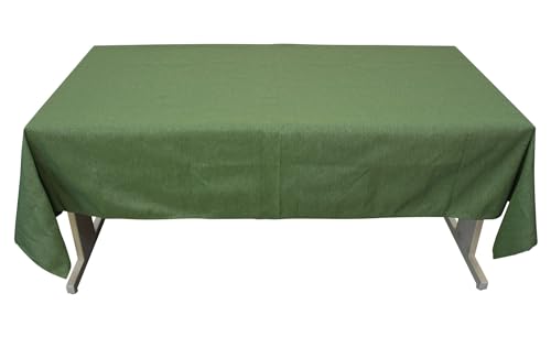 FRANK FLECHTWAREN Tafeldecke Waldgrün, 75% Polyester, 25% Baumwolle Maße: 135 x 240 cm von FRANK FLECHTWAREN