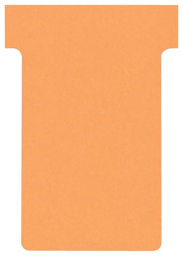 FRANKEN Kartentafel Zubehör T-Karten, Index 1, 100 Stück, orange, TK105 von Franken