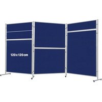 FRANKEN Trennwand ECO, doppelseitig, blau 120,0 x 120,0 cm von FRANKEN