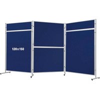 FRANKEN Trennwand ECO, doppelseitig, blau 120,0 x 150,0 cm von FRANKEN