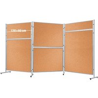 FRANKEN Trennwand ECO, doppelseitig EL-UTK60, braun 120,0 x 60,0 cm von FRANKEN