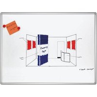 FRANKEN Whiteboard PRO 60,0 x 45,0 cm weiß emaillierter Stahl von FRANKEN