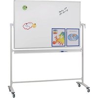 FRANKEN mobiles Whiteboard 180,0 x 120,0 cm weiß lackierter Stahl von FRANKEN