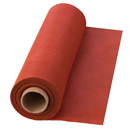 FRANZ MENSCH 10 Stück Hygostar Tischdecke 1,05 x 25 m | PP beschichtet, rot, L: 2500cm, B: 105cm von FRANZ MENSCH