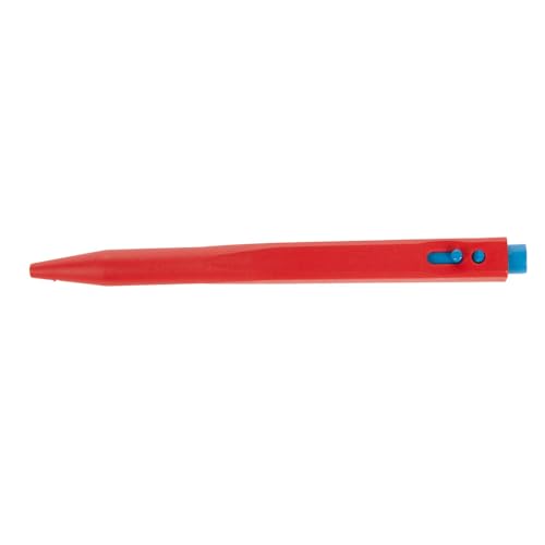 FRANZ MENSCH 20 Stück Hygostar Kugelschreiber Standard Detect | detektierbar, L: 13,5cm, Schriftfarbe: blau, rot von FRANZ MENSCH