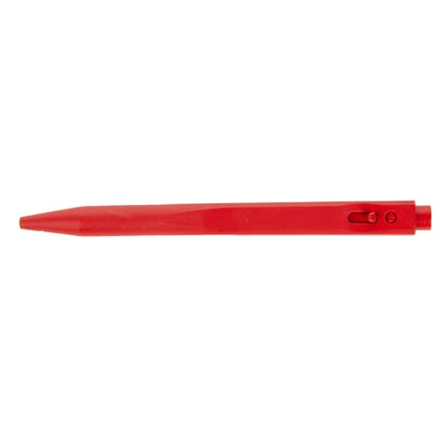 FRANZ MENSCH 20 Stück Hygostar Kugelschreiber Standard Detect | detektierbar, L: 13,5cm, Schriftfarbe: rot, rot von FRANZ MENSCH