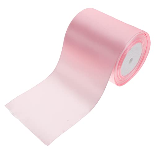 FRCOLOR 1 Rolle 10cm Band ribbon bandfeile geburtstagdeko dekobänder geschenkeband Klammer exquisite Geschenkbänder Multifunktionsbänder elegante Bänder geschenkband Polyester Rosa von FRCOLOR