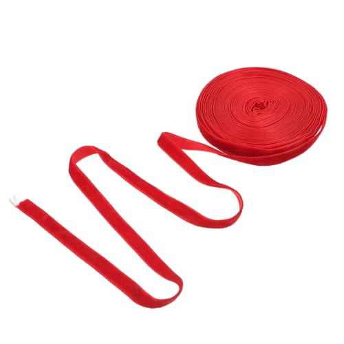 FRCOLOR 1 Rolle Geschenkband Aus Flanell Paketband Party-verpackungsband Verschiedene Bänder Zum Basteln Geschenkband Zum Umwickeln Band Für Schleifenband Rot Polyester von FRCOLOR