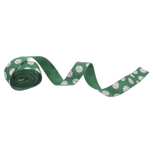 FRCOLOR 1 Rolle Volleyballband Geschenkband Dekor Geschenkverpackungsband Schleifenknoten Machen Band Blumenstrauß Liefert Exquisites Geschenkband Dekoratives Band Dark Green Polyester von FRCOLOR