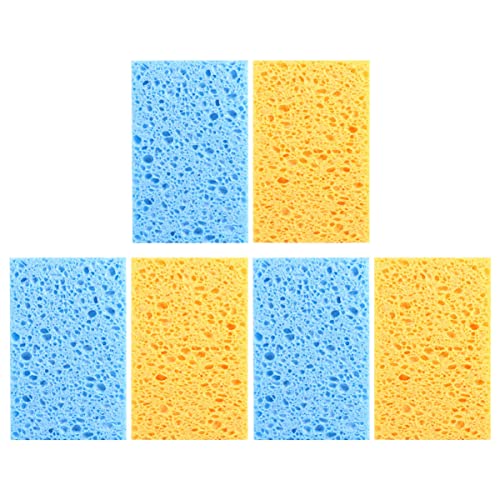 FRCOLOR 1 Satz Schwamm Große Schwämme Zum Reinigen Reiniger Spülschwämme Natur Nachfüllung Schrubbschwämme Alle Küchenhelfee Kitchen Sponge Reinigende Scheuerschwämme Geschirrspülpad 6st von FRCOLOR