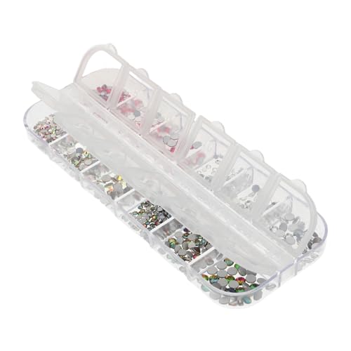 FRCOLOR 1 Schachtel Nagelaufkleber Nagel Diy Ornamente Maniküre-strasssteine Nail Strass-kit Nagelanhänger Für Gelnägel Maniküre-zubehör Nagelanhänger in Großen Mengen Strassnägel Plastik von FRCOLOR