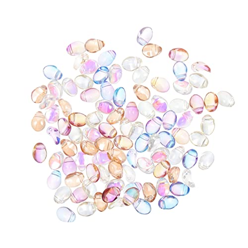 FRCOLOR 100st Schmuck Gold Metallisch Reize Bunte Glitzernde Lose Perlen Maniküre-pflaster Nageldekor Manikürezubehör Maniküre Diy Patch 3d- -patch Glasbohrer von FRCOLOR