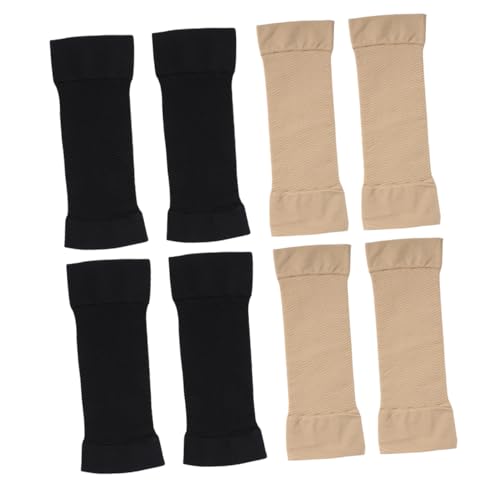 FRCOLOR 4 Paare Schlankheits-Armformer verbrennen Fettverbrennung Arm Wraps elastischer Armformer nahtlose Armstulpen Black von FRCOLOR