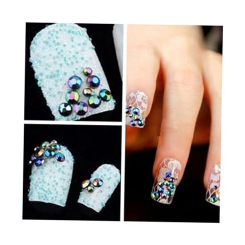 FRCOLOR 4000 Stück Nageldekore mone professional handytasche kartenetui handy crystals Maniküre rhinestones Nagel Strass Strasssteine Edelsteine Perlen Nageldekorationen für Nagelkunst von FRCOLOR