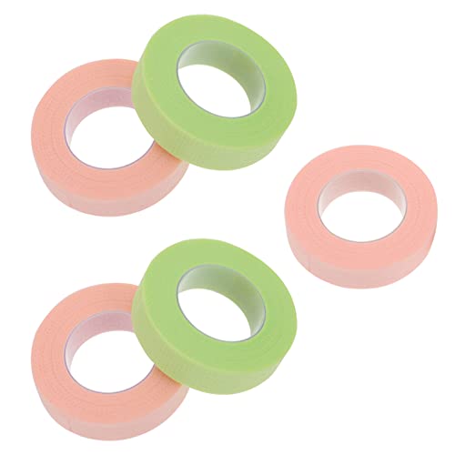 FRCOLOR 5 Rollen Pfropfen von Wimpernband natürliche Wimpern breites Klebeband Klebstoffentferner augenmakeup wimpernverlängerung DIY tape wimperntransplantationsband Vlies von FRCOLOR