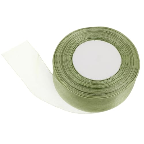 FRCOLOR Geschenkbox-verpackungsband Brautjungfer Strass-haarnadeln Strauß Haarschmuck Für Den Abschlussball Braut Stirnband Haarschmuck Für Die Braut Braut- Juwelen Olive Green Polyester von FRCOLOR