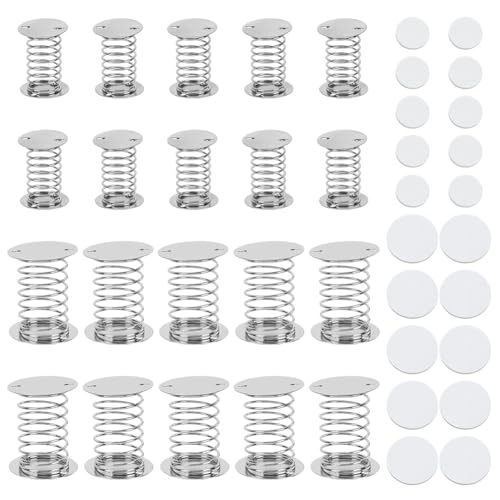 FREEBLOSS 20 Stück Metallfederbasis 35mm /45mm Silbernes Spiral Wackelfeder Set Mit Doppelseitigem Klebeband Schüttelfeder Wackelfedern Zur Kartenherstellung Action Wackelfedern Zum Basteln FREEBLOSS 20 Stück Metallfederbasis 35mm /45mm Silbernes Spiral Wackelfeder Set Mit Doppelseitigem Klebeband Schüttelfeder Wackelfedern Zur Kartenherstellung Action Wackelfedern Zum Basteln von FREEBLOSS