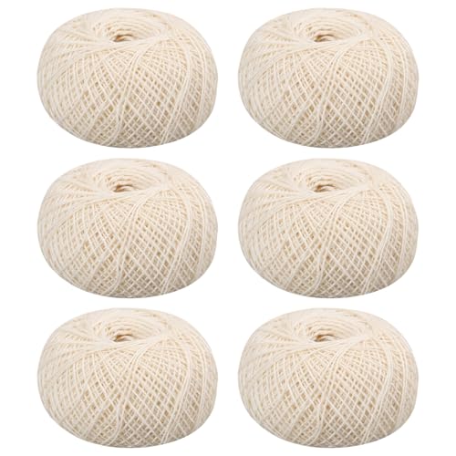 FREEBLOSS 6 STÜCK Sashiko Garn 6 x 150 m 100% Baumwolle Stickgarn Weiß Handnähgarn 4 Stränge Sashiko Quiltgarn Zum Nähen von Handarbeiten FREEBLOSS 6 STÜCK Sashiko Garn 6 x 150 m 100% Baumwolle Stickgarn Weiß Handnähgarn 4 Stränge Sashiko Quiltgarn Zum Nähen von Handarbeiten von FREEBLOSS