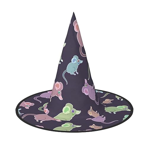 FRESQA Animals-Cute Mouse Stylish Women'S Witch Hat Costume For Halloween Best Halloween Party Hat von FRESQA