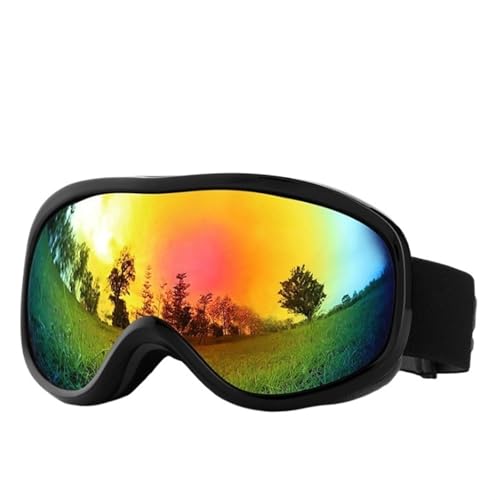 FREVEX Damen und Herren Snowboardbrille, Anti Fog UV Schutzbrille Motorradbrillen, Helmkompatible Ski Goggles zum Skifahren, Ski(Multicolor 2) von FREVEX