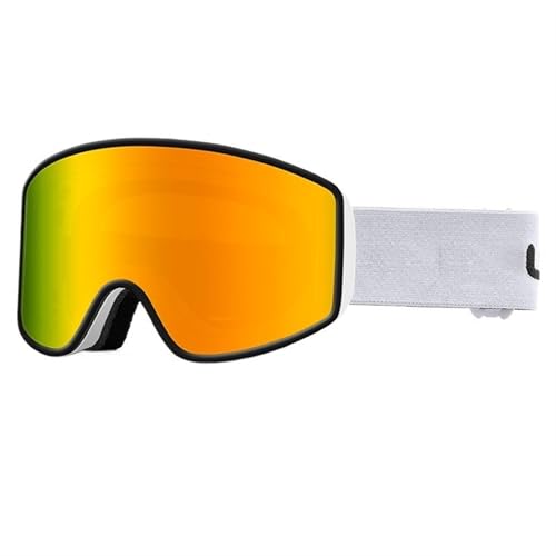 FREVEX Damen und Herren Snowboardbrille, Schneebrille UV-Schutz Skibrille, Skibrille für Skifahren Motorrad Fahrrad Skaten, Ski(Multicolor 3) von FREVEX