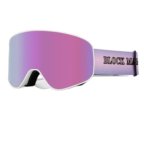 FREVEX Ski Brille Damen, Anti Fog UV Schutzbrille Motorradbrillen, Outdoor Aktivitäten Skifahren Radfahren Snowboard, Ski(Multicolor) von FREVEX