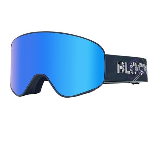 FREVEX Ski Brille Damen, Anti Fog UV Schutzbrille Motorradbrillen, Outdoor Aktivitäten Skifahren Radfahren Snowboard, Ski(Multicolor 8) von FREVEX