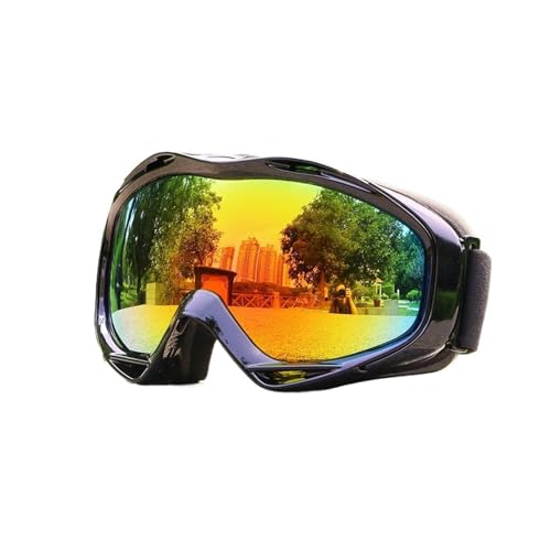 FREVEX Ski Brille Damen, Schneebrille UV-Schutz Skibrille, Outdoor Aktivitäten Skifahren Radfahren Snowboard, Ski(Multicolor 7) von FREVEX