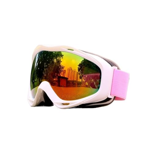 FREVEX Ski Brille Damen, Schneebrille UV-Schutz Skibrille, Outdoor Aktivitäten Skifahren Radfahren Snowboard, Ski(Multicolor 8) von FREVEX