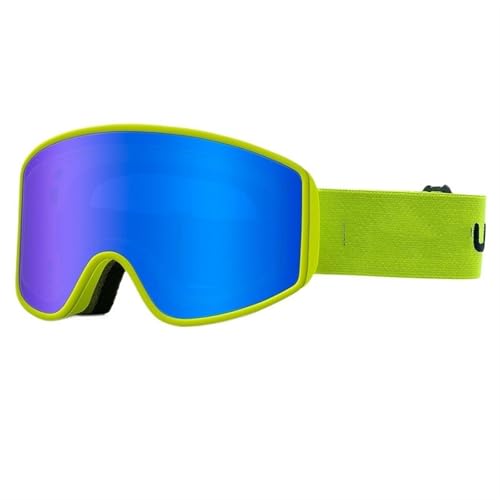 FREVEX Ski Brille Damen, Schneebrille UV-Schutz Skibrille, Skibrille für Skifahren Motorrad Fahrrad Skaten, Ski(Multicolor 6) von FREVEX